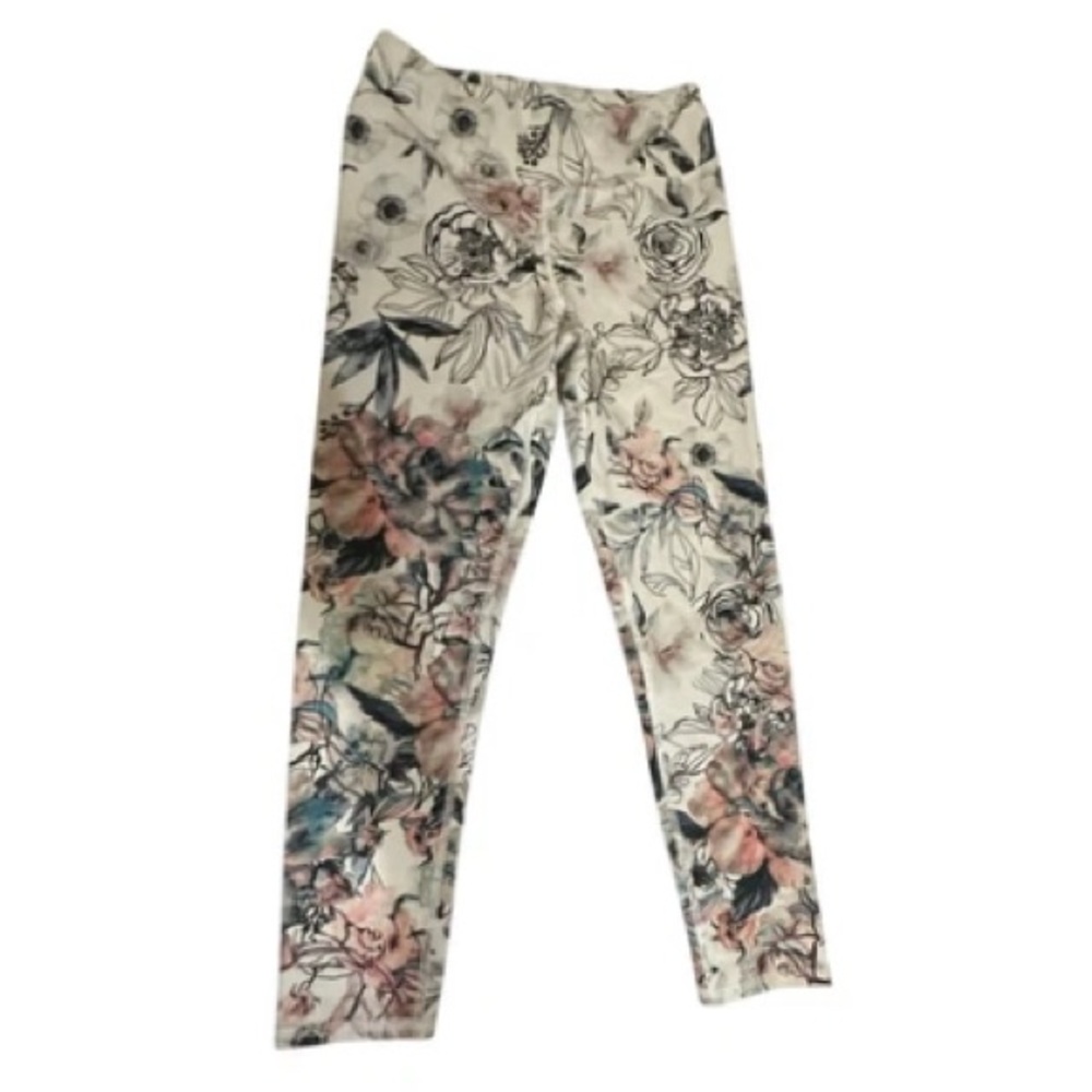 Evolution And Creation Floral Leggings
